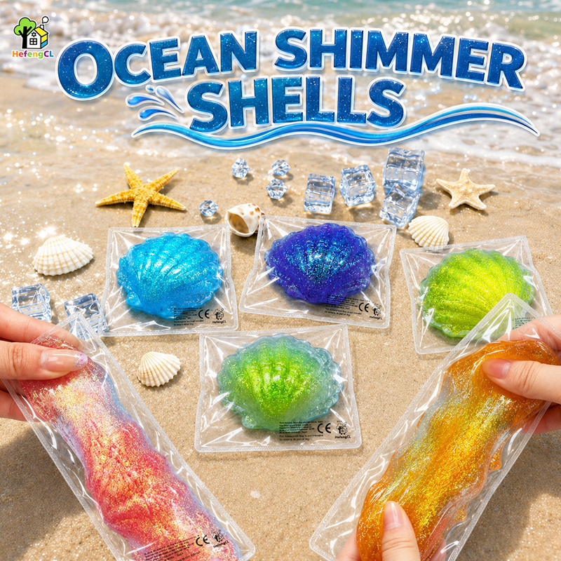 HefengCL Colorful Shell Decompression Squeeze Toy